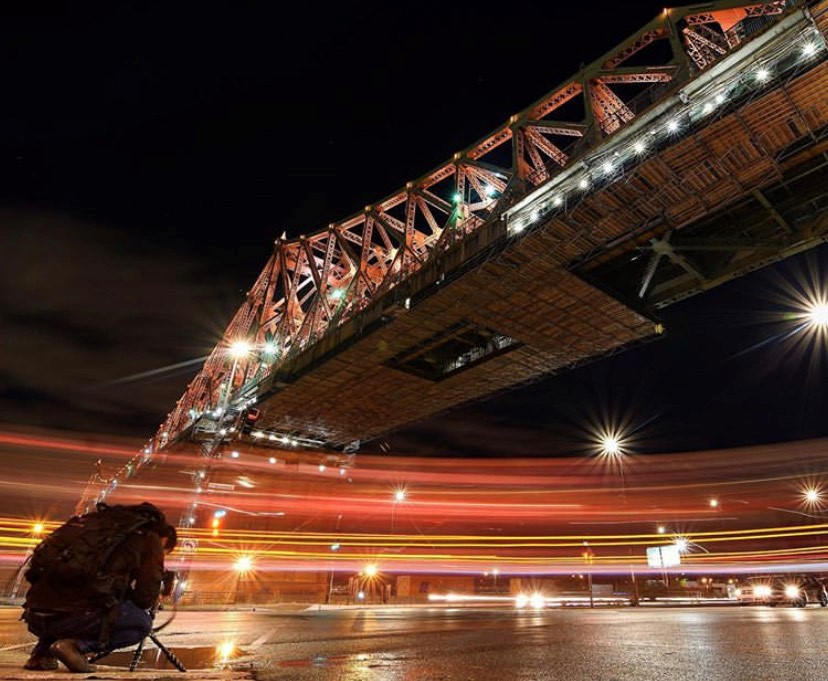 Pont Jacques-Cartier de nuit